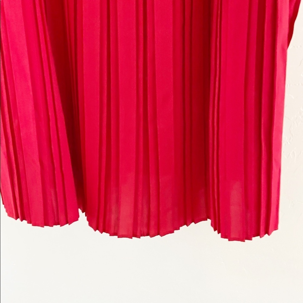 Calvin Klein Red and Black Midi Dress - Picture 4 of 8